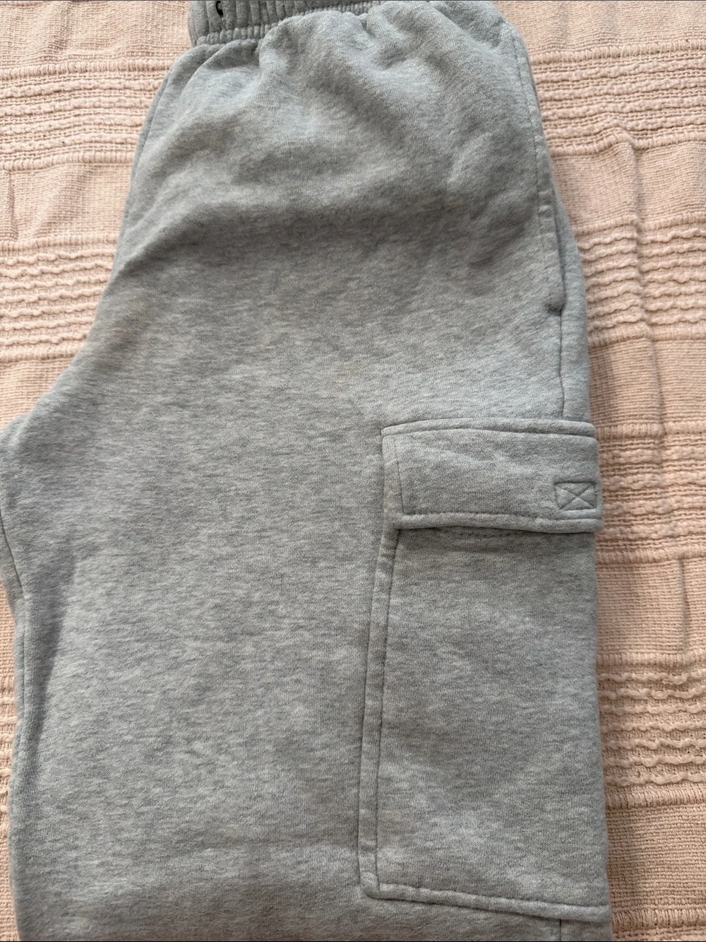 Zara Grey Kids Cargo Joggers with Elastic Cuffs